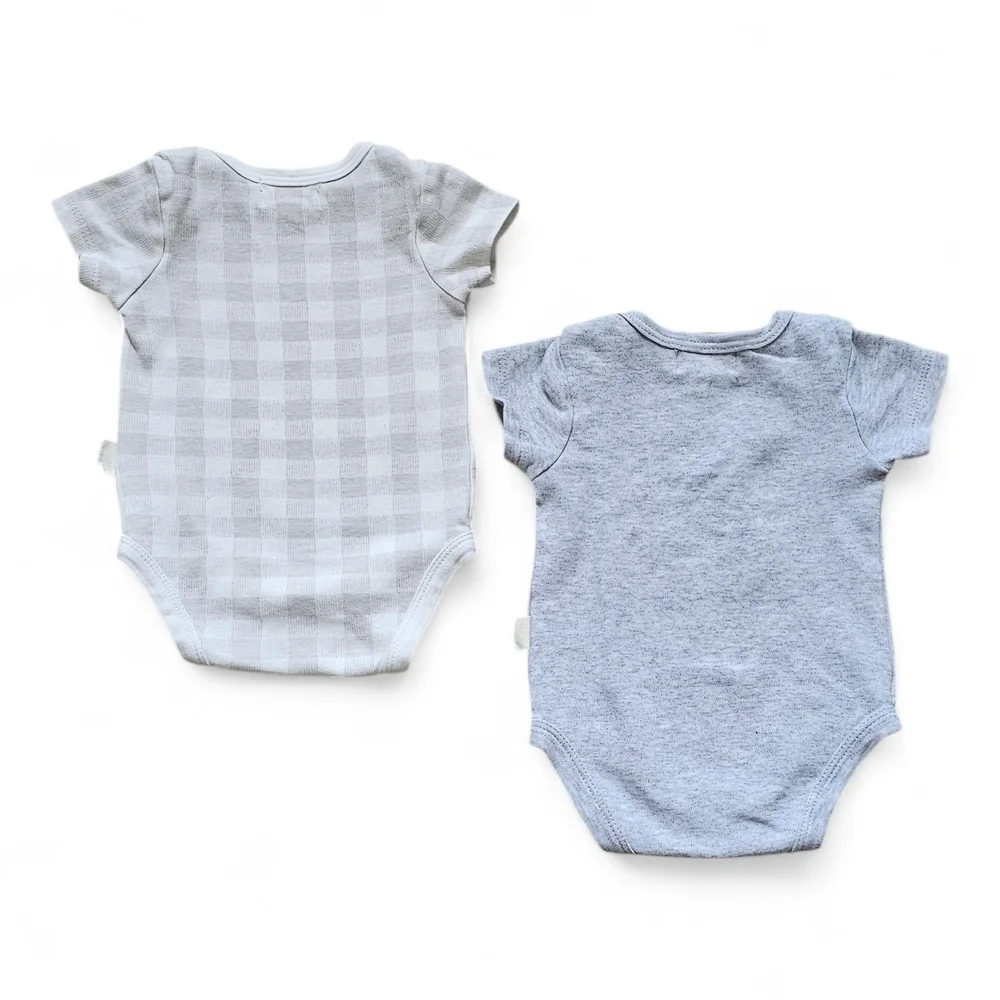 Rabbit & Bear by Emily and Oliver Baby Girl Bodysuit Set 0-3M